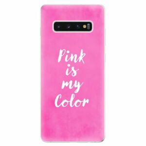 Odolné silikonové pouzdro iSaprio - Pink is my color - Samsung Galaxy S10+ obraz