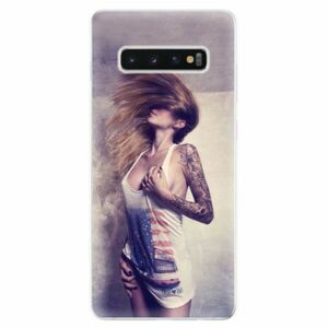 Odolné silikonové pouzdro iSaprio - Girl 01 - Samsung Galaxy S10+ obraz