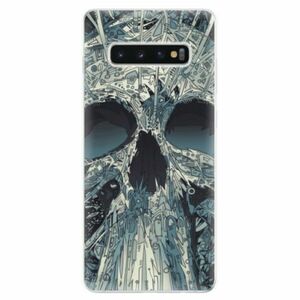 Odolné silikonové pouzdro iSaprio - Abstract Skull - Samsung Galaxy S10+ obraz