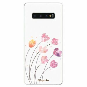 Odolné silikonové pouzdro iSaprio - Flowers 14 - Samsung Galaxy S10+ obraz