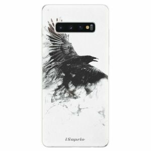 Odolné silikonové pouzdro iSaprio - Dark Bird 01 - Samsung Galaxy S10+ obraz