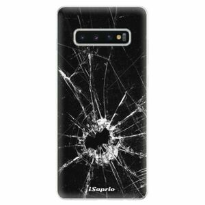Odolné silikonové pouzdro iSaprio - Broken Glass 10 - Samsung Galaxy S10+ obraz