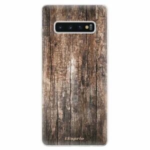 Odolné silikonové pouzdro iSaprio - Wood 11 - Samsung Galaxy S10+ obraz