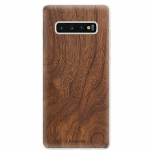Odolné silikonové pouzdro iSaprio - Wood 10 - Samsung Galaxy S10+ obraz
