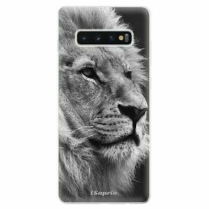 Odolné silikonové pouzdro iSaprio - Lion 10 - Samsung Galaxy S10+ obraz