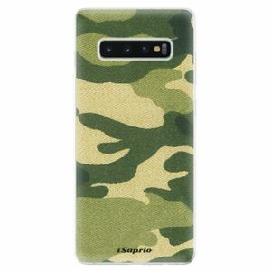Odolné silikonové pouzdro iSaprio - Green Camuflage 01 - Samsung Galaxy S10+ obraz