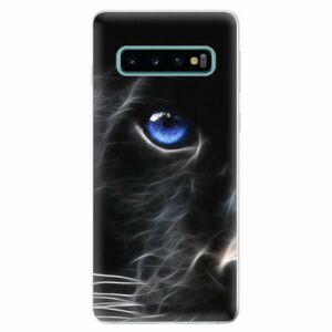 Odolné silikonové pouzdro iSaprio - Black Puma - Samsung Galaxy S10 obraz