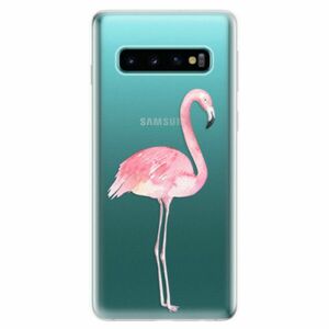 Odolné silikonové pouzdro iSaprio - Flamingo 01 - Samsung Galaxy S10 obraz