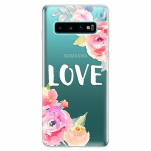 Odolné silikonové pouzdro iSaprio - Love - Samsung Galaxy S10 obraz