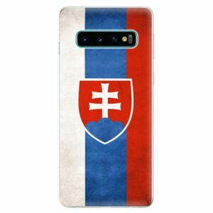 Odolné silikonové pouzdro iSaprio - Slovakia Flag - Samsung Galaxy S10 obraz