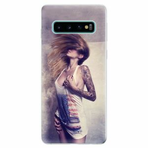 Odolné silikonové pouzdro iSaprio - Girl 01 - Samsung Galaxy S10 obraz