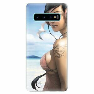 Odolné silikonové pouzdro iSaprio - Girl 02 - Samsung Galaxy S10 obraz