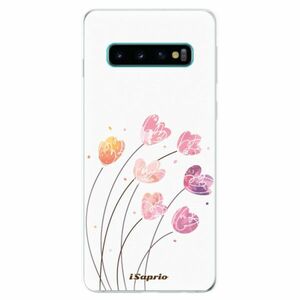 Odolné silikonové pouzdro iSaprio - Flowers 14 - Samsung Galaxy S10 obraz