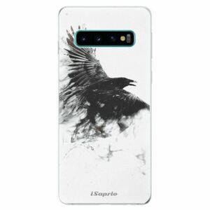 Odolné silikonové pouzdro iSaprio - Dark Bird 01 - Samsung Galaxy S10 obraz