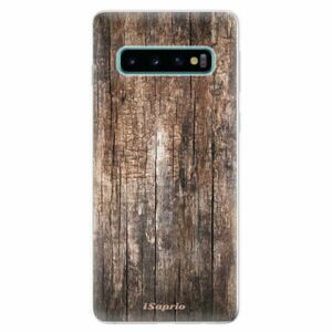 Odolné silikonové pouzdro iSaprio - Wood 11 - Samsung Galaxy S10 obraz