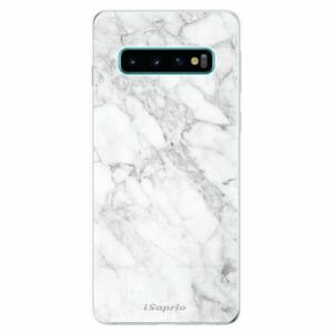 Odolné silikonové pouzdro iSaprio - SilverMarble 14 - Samsung Galaxy S10 obraz