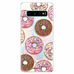 Odolné silikonové pouzdro iSaprio - Donuts 11 - Samsung Galaxy S10 obraz