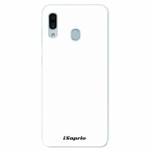 Silikonové pouzdro iSaprio - 4Pure - bílý - Samsung Galaxy A30 obraz