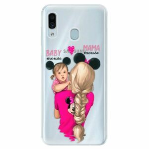 Silikonové pouzdro iSaprio - Mama Mouse Blond and Girl - Samsung Galaxy A30 obraz