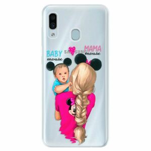 Silikonové pouzdro iSaprio - Mama Mouse Blonde and Boy - Samsung Galaxy A30 obraz
