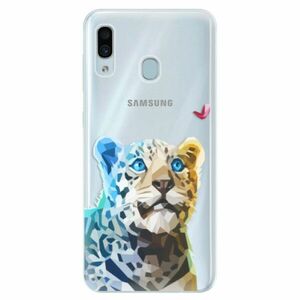 Silikonové pouzdro iSaprio - Leopard With Butterfly - Samsung Galaxy A30 obraz