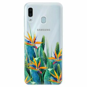 Silikonové pouzdro iSaprio - Exotic Flowers - Samsung Galaxy A30 obraz