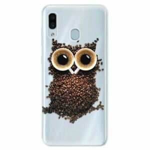 Silikonové pouzdro iSaprio - Owl And Coffee - Samsung Galaxy A30 obraz