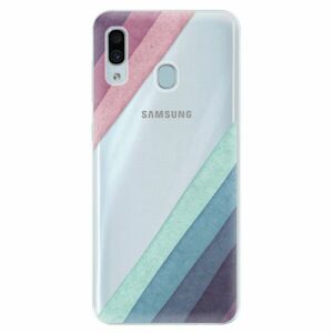 Silikonové pouzdro iSaprio - Glitter Stripes 01 - Samsung Galaxy A30 obraz