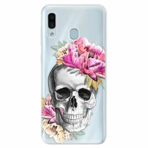 Silikonové pouzdro iSaprio - Pretty Skull - Samsung Galaxy A30 obraz