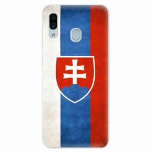 Silikonové pouzdro iSaprio - Slovakia Flag - Samsung Galaxy A30 obraz
