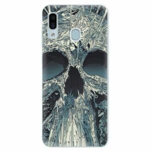 Silikonové pouzdro iSaprio - Abstract Skull - Samsung Galaxy A30 obraz