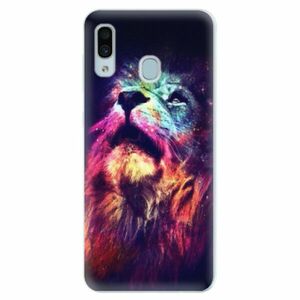 Silikonové pouzdro iSaprio - Lion in Colors - Samsung Galaxy A30 obraz