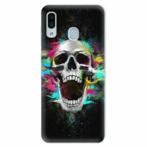 Silikonové pouzdro iSaprio - Skull in Colors - Samsung Galaxy A30 obraz