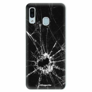Silikonové pouzdro iSaprio - Broken Glass 10 - Samsung Galaxy A30 obraz