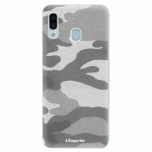 Silikonové pouzdro iSaprio - Gray Camuflage 02 - Samsung Galaxy A30 obraz