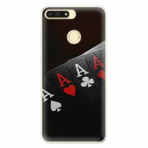 Silikonové pouzdro iSaprio - Poker - Huawei Honor 7A obraz
