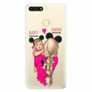 Silikonové pouzdro iSaprio - Mama Mouse Blond and Girl - Huawei Honor 7A obraz