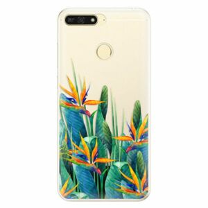 Silikonové pouzdro iSaprio - Exotic Flowers - Huawei Honor 7A obraz