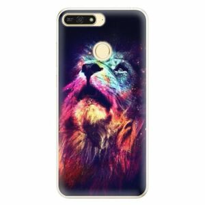 Silikonové pouzdro iSaprio - Lion in Colors - Huawei Honor 7A obraz