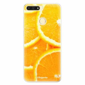 Silikonové pouzdro iSaprio - Orange 10 - Huawei Honor 7A obraz