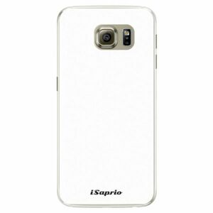 Silikonové pouzdro iSaprio - 4Pure - bílý - Samsung Galaxy S6 Edge obraz