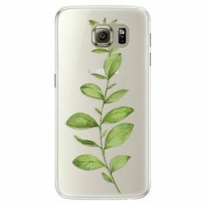 Silikonové pouzdro iSaprio - Green Plant 01 - Samsung Galaxy S6 Edge obraz