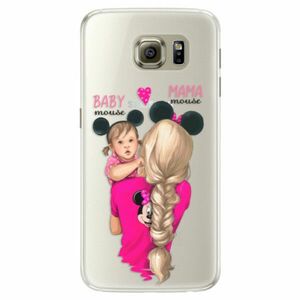 Silikonové pouzdro iSaprio - Mama Mouse Blond and Girl - Samsung Galaxy S6 Edge obraz