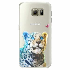 Silikonové pouzdro iSaprio - Leopard With Butterfly - Samsung Galaxy S6 Edge obraz