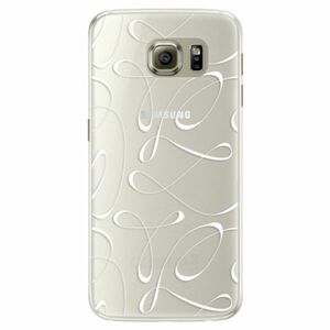 Silikonové pouzdro iSaprio - Fancy - white - Samsung Galaxy S6 Edge obraz