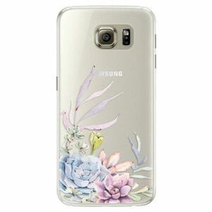 Silikonové pouzdro iSaprio - Succulent 01 - Samsung Galaxy S6 Edge obraz