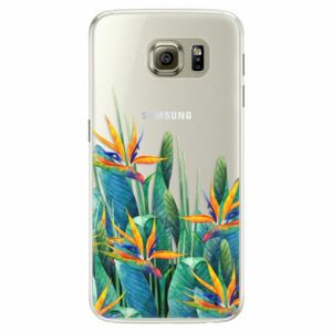 Silikonové pouzdro iSaprio - Exotic Flowers - Samsung Galaxy S6 Edge obraz