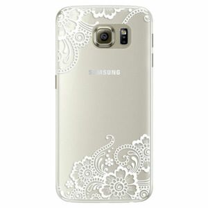 Silikonové pouzdro iSaprio - White Lace 02 - Samsung Galaxy S6 Edge obraz