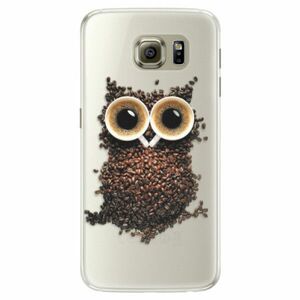 Silikonové pouzdro iSaprio - Owl And Coffee - Samsung Galaxy S6 Edge obraz