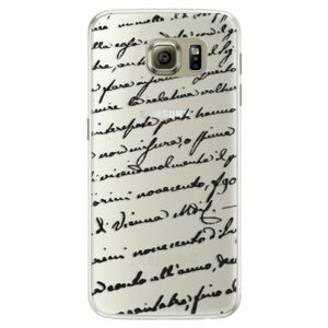 Silikonové pouzdro iSaprio - Handwriting 01 - black - Samsung Galaxy S6 Edge obraz